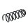 Suspension spring set rear coil spring Ø130.6 mm KYB for e.g. PEUGEOT PARTNER