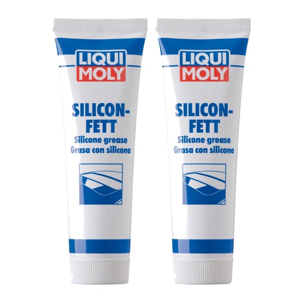Silikonfett 2x100 g in der Tube LIQUI MOLY für optimale Schmierung & Fettung