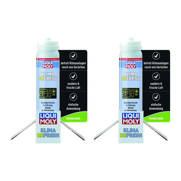 Air conditioning cleaner 2x75 ml in a can LIQUI MOLY for fresh & clean air