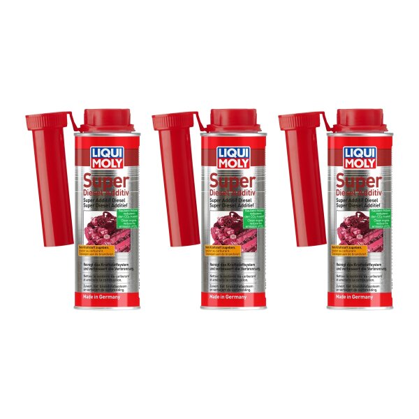 Kraftstoffadditiv Super Diesel 3x250 ml Dose LIQUI MOLY schützt vor Korrosion