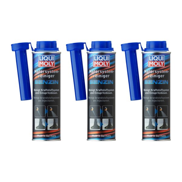 Fuel Additive Engine System Cleaner 3x300 ml in a can LIQUI MOLY for petrol