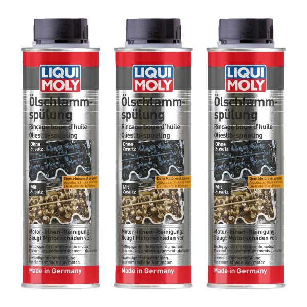 Motoröladditiv Ölschlammspülung 3x300 ml Dose LIQUI MOLY zuverlässig keine Reste