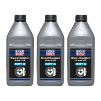 Brake Fluid 3x1 litre synthetic DOT 4 LIQUI MOLY for...