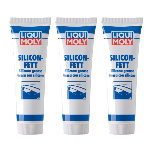 Silikonfett 3x100 g in der Tube LIQUI MOLY für optimale Schmierung & Fettung