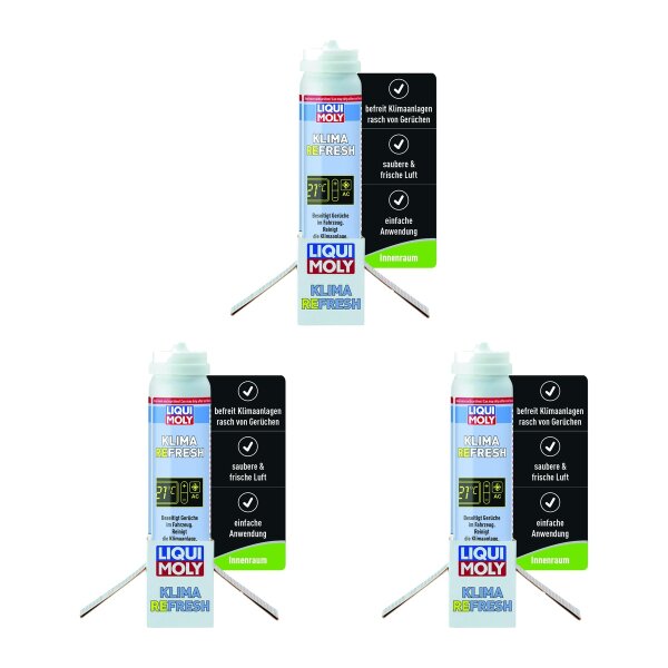 Air conditioning cleaner 3x75 ml in a can LIQUI MOLY for fresh & clean air