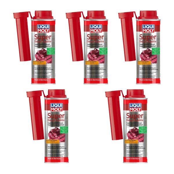 Kraftstoffadditiv Super Diesel 5x250 ml Dose LIQUI MOLY schützt vor Korrosion
