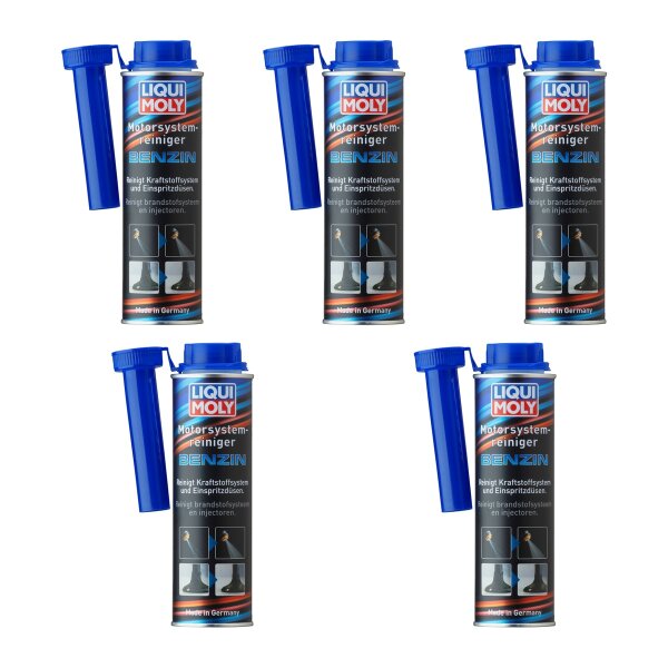 Fuel Additive Engine System Cleaner 5x300 ml in a can LIQUI MOLY for petrol