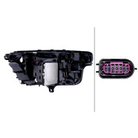 Headlight set left right 12 V LED Matrix HELLA for e.g. AUDI A6 e-tron