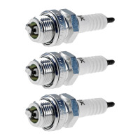 3 Spark Plugs with flat seal seat NGK aftermarket...