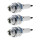 3 Spark Plugs with flat seal seat NGK aftermarket expertise for various vehicles