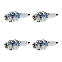 4 Spark Plugs with flat seal seat NGK aftermarket...