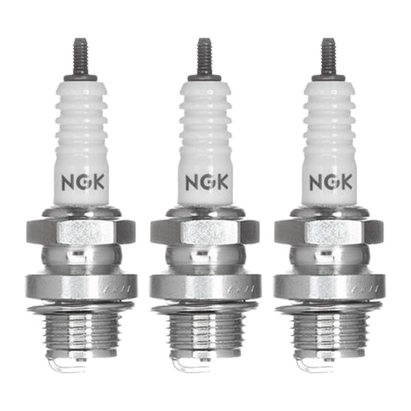 3 Spark Plugs with flat seat NGK suitable for e.g. AUTO UNION AU 1000