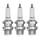 3 Spark Plugs with flat seat NGK suitable for e.g. AUTO UNION AU 1000