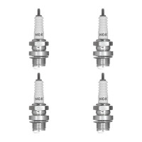 4 Zündkerzen mit Flachdichtsitz NGK passend für...