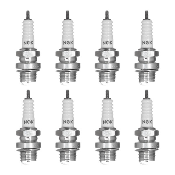 8 Spark Plugs with flat seat NGK suitable for e.g. AUTO UNION AU 1000