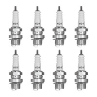 8 Spark Plugs with flat seat NGK suitable for e.g. AUTO...