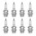 8 Spark Plugs with flat seat NGK suitable for e.g. AUTO UNION AU 1000