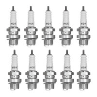 10 Spark Plugs with flat seat NGK suitable for e.g. AUTO...