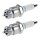 2 Spark Plugs with cone seal seat NGK suitable for FORD TRANSIT and others