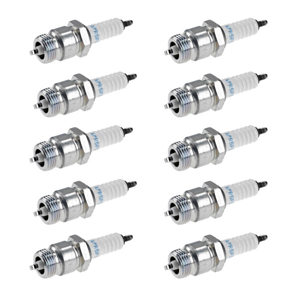 10 Spark Plugs with cone seal seat NGK suitable for FORD TRANSIT and others