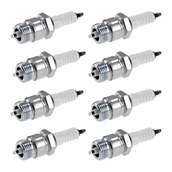8 Spark Plugs fixed SAE connection NGK IAM expertise for various vehicles