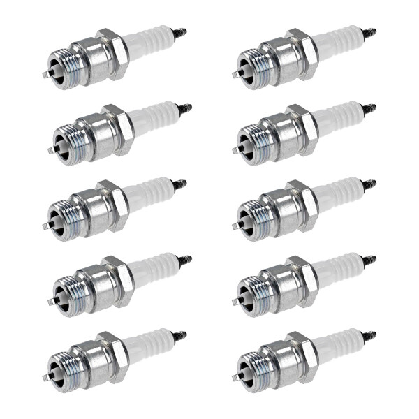 10 Spark Plugs fixed SAE connection NGK IAM expertise for various vehicles