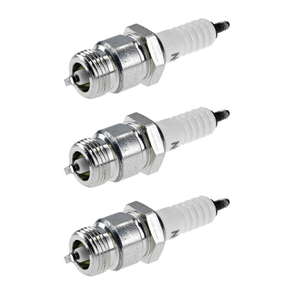 3 Spark Plugs with cone seal seat NGK aftermarket expertise for HITACHI