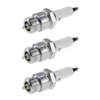 3 Spark Plugs with cone seal seat NGK aftermarket...