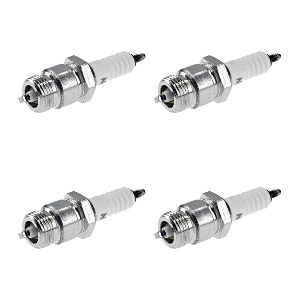 4 Spark Plugs with cone seal seat NGK aftermarket expertise for HITACHI