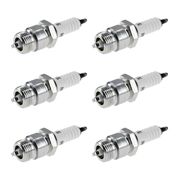 6 Spark Plugs fixed SAE connection NGK for FORD TRANSIT and others