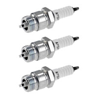 3 Spark Plugs with cone seal seat NGK IAM expertise for...