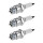 3 Spark Plugs with cone seal seat NGK IAM expertise for TOYOTA and others