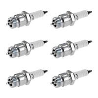 6 Spark Plugs with cone seal seat NGK IAM expertise for...