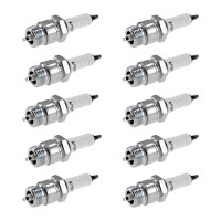 10 Spark Plugs with cone seal seat NGK IAM expertise for...