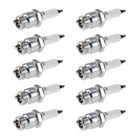 10 Spark Plugs with cone seal seat NGK IAM expertise for...