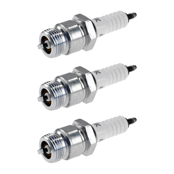 3 Spark Plugs fixed SAE connection NGK IAM expertise for various vehicles