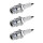 3 Spark Plugs fixed SAE connection NGK IAM expertise for various vehicles