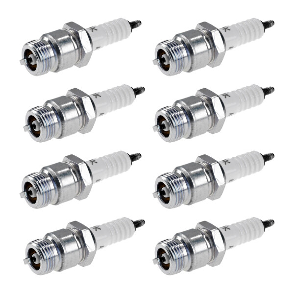 8 Spark Plugs fixed SAE connection NGK IAM expertise for various vehicles