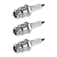 3 Spark Plugs fixed SAE connection NGK aftermarket...