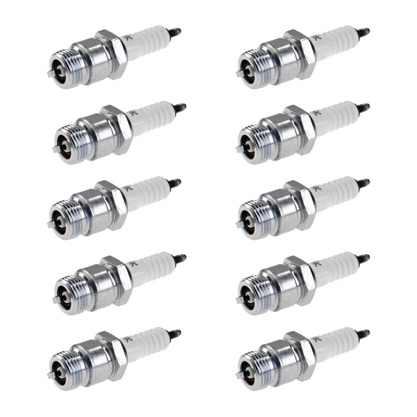 10 Spark Plugs fixed SAE connection NGK aftermarket expertise for HITACHI