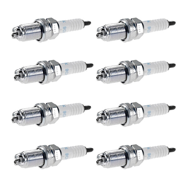 8 Spark Plugs with flat seal seat NGK suitable for CITROËN XM and others