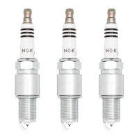 3 Spark Plugs with flat seal seat NGK IAM-Expertise...