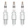 3 Spark Plugs with flat seal seat NGK IAM-Expertise Iridium IX for DAIHATSU