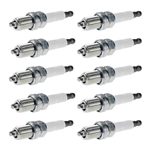 10 Spark Plugs fixed SAE connection NGK aftermarket expertise for e.g. SAAB 9000