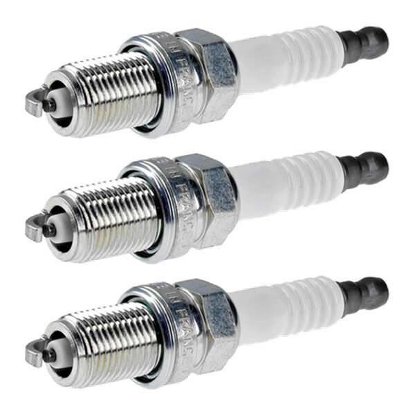 3 Spark Plugs fixed SAE connection NGK suitable for FIAT PANDA and others
