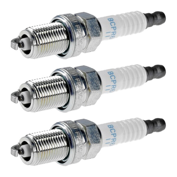 3 Spark Plugs fixed SAE connection NGK aftermarket expertise for e.g. SAAB 9-5