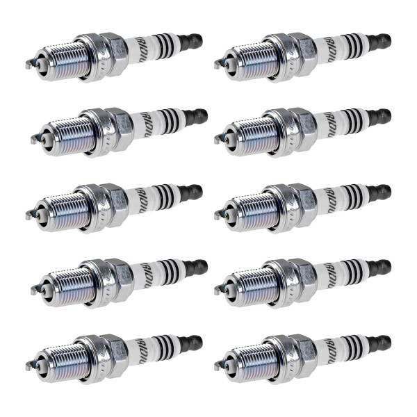 10 Spark Plugs fixed SAE connection NGK Iridium IX for e.g. FIAT PANDA
