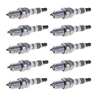 10 Spark Plugs fixed SAE connection NGK Iridium IX for...
