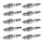 10 Spark Plugs fixed SAE connection NGK Iridium IX for e.g. FIAT PANDA