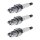 3 Spark Plugs fixed SAE connection NGK suitable for e.g. MITSUBISHI GALANT